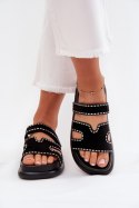 Sandał Klapki Model Delyna 27004 Black - Step in style