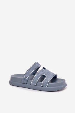 Sandał Klapki Model Delyna 27004 Blue - Step in style