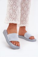 Sandał Klapki Model Jorina 5178 Light Blue - Step in style