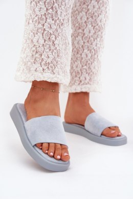 Sandał Klapki Model Jorina 5178 Light Blue - Step in style