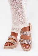 Sandał Klapki Model Sorina 1139 Beige - Step in style