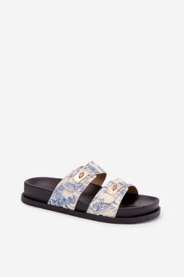 Sandał Klapki Model Sorina 1139 Blue - Step in style