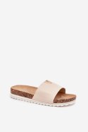 Sandał Klapki Model Vessira AM247 Beige - Step in style