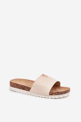 Sandał Klapki Model Vessira AM247 Beige - Step in style