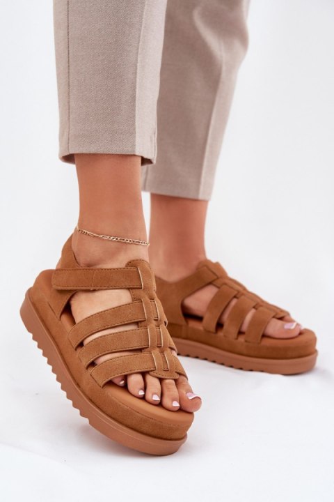 Sandały Model Filisenia PL363 Camel - Step in style Sandały Model Filisenia PL363 Camel - Step in style
