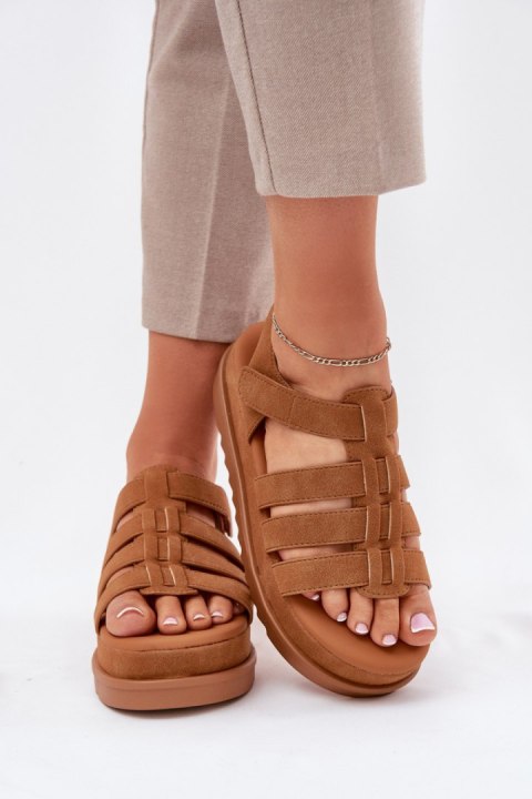Sandały Model Filisenia PL363 Camel - Step in style Sandały Model Filisenia PL363 Camel - Step in style