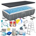 Basen ogrodowy stelażowy 404 x 201 x 100 cm 18w1 56442 Bestway Bestway