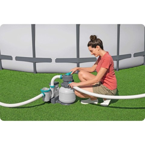 Pompa piaskowa 6056 l/h + piasek 25kg Bestway 58497 Bestway Pompa piaskowa 6056 l/h + piasek 25kg Bestway 58497 Bestway