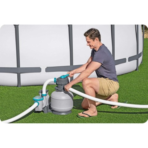 Pompa piaskowa 8327 l/h + piasek 25kg Bestway 58499 Bestway Pompa piaskowa 8327 l/h + piasek 25kg Bestway 58499 Bestway