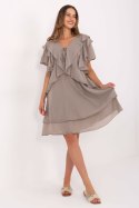Sukienka Model MI-SK-102128.61 Dark Beige - Italy Moda