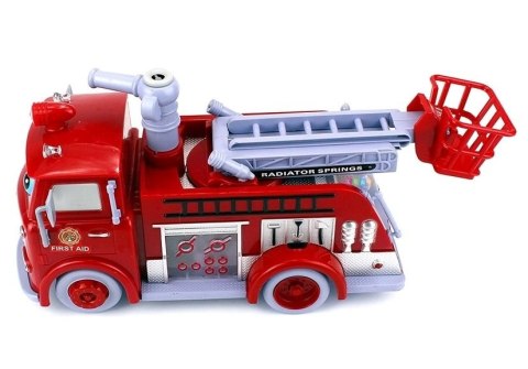 LEAN Toys Auto Straż Pożarna Bańki Mydlane Jeździ Gra