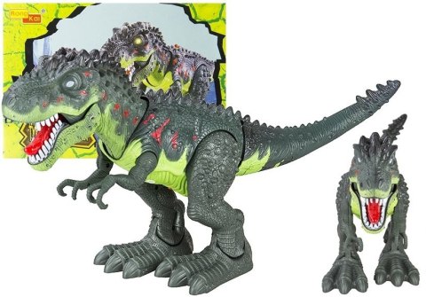 LEAN Toys Dinozaur Na Baterie Tyranozaur Rex Chodzący Zielony
