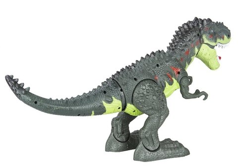 LEAN Toys Dinozaur Na Baterie Tyranozaur Rex Chodzący Zielony