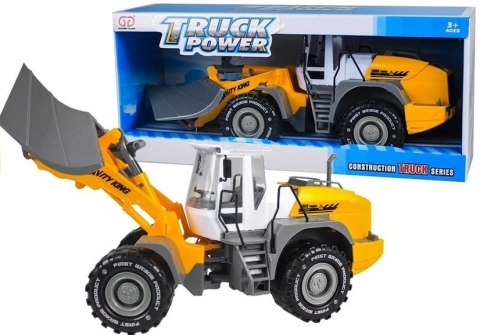 LEAN Toys Duży Spychacz Plastikowy z Napędem