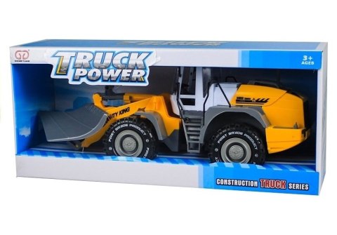 LEAN Toys Duży Spychacz Plastikowy z Napędem