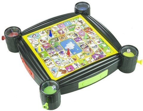 LEAN Toys Gry Zestaw 7w1 Warcaby Chinczyk Węże i Drabiny