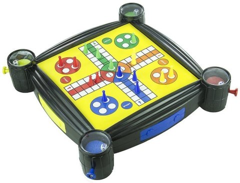 LEAN Toys Gry Zestaw 7w1 Warcaby Chinczyk Węże i Drabiny