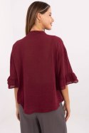 Koszula Damska Model MI-KS-92224.95 Bordo - Italy Moda