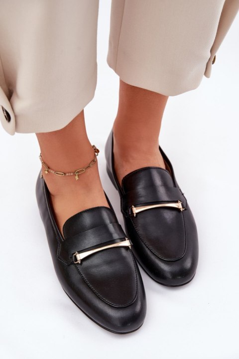 Mokasyny Model Maciejka K6809-01 Black - Step in style Mokasyny Model Maciejka K6809-01 Black - Step in style