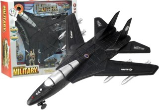 LEAN Toys Odrzutowiec Samolot Wojskowy Myśliwiec Świeci Gra