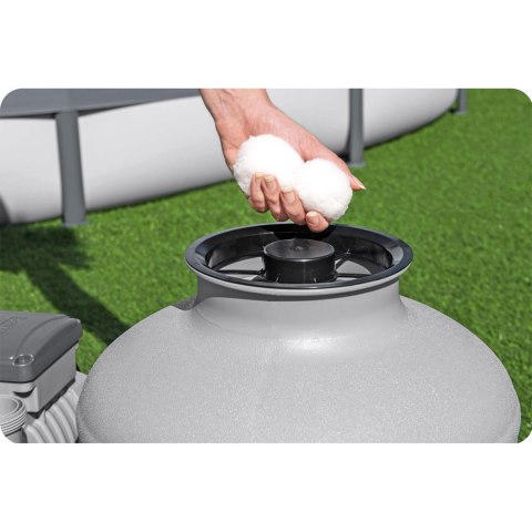 Pompa piaskowa 11355 l/h + piasek 50kg Bestway 58486 Bestway Pompa piaskowa 11355 l/h + piasek 50kg Bestway 58486 Bestway