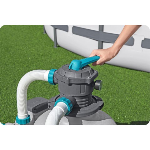 Pompa piaskowa 11355 l/h + piasek 50kg Bestway 58486 Bestway Pompa piaskowa 11355 l/h + piasek 50kg Bestway 58486 Bestway