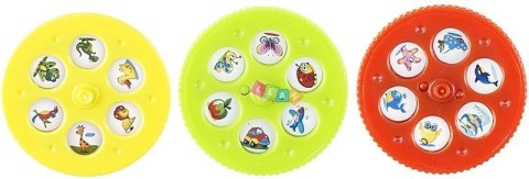 LEAN Toys Projektor do malowania Dinozaur Rzutnik 2w1