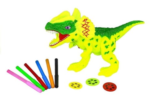 LEAN Toys Projektor do rysowania dinozaur 2w1