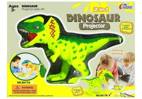 LEAN Toys Projektor do rysowania dinozaur 2w1