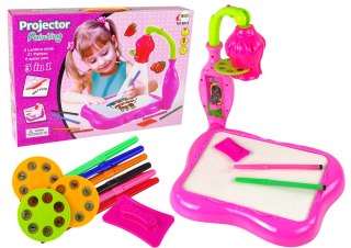 LEAN Toys Rzutnik Kwiatek Projektor do Malowania Akcesoria