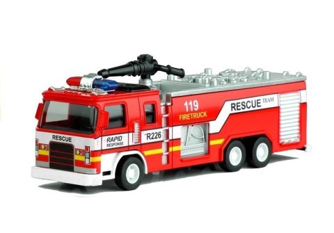LEAN Toys Samochodzik Wóz Strażacki z Drabiną 2 Rodzaje 1:32