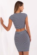 Spódnica Komplet Model TW-KMPL-BL-DY1021.04P White/Navy - Rue Paris