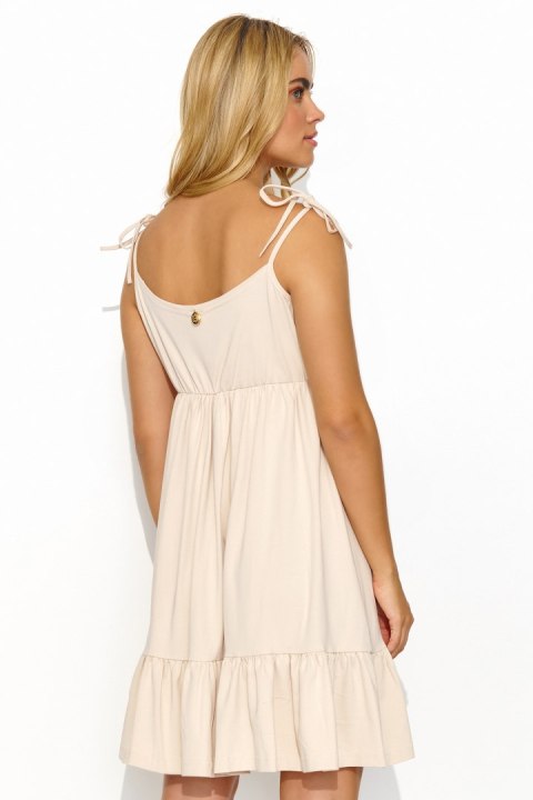 Sukienka Model M818 Light Beige - Makadamia Sukienka Model M818 Light Beige - Makadamia