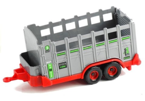 LEAN Toys Traktory z Przyczepami Zestaw Maszyny Rolnicze 6w1