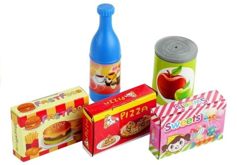 LEAN Toys Artykuły Spozywcze W Dzbanku Warzywa Owoce 50 Elem
