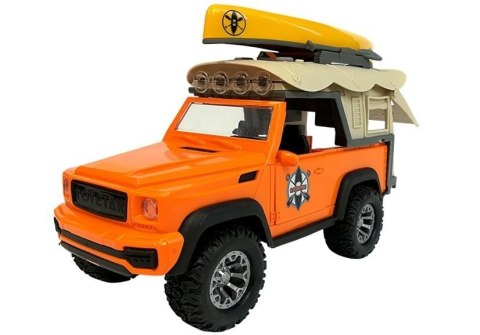 LEAN Toys Auto Samochód Campingowy Jeep Dźwięki i Światła