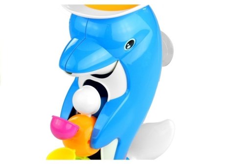 LEAN Toys Delfin Kołowrotki Zabawka Do Wanny Basenu Fontanna