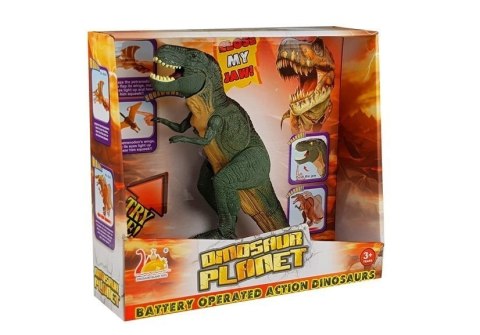 LEAN Toys Dinozaur Tyranozaur Na Baterie Zielony Chodzi