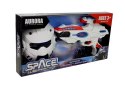 LEAN Toys Kosmiczny Pistolet Laserowy z Maską Space