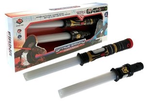 LEAN Toys Miecz Świetlny Podwójny 2w1 Dźwięk Światło