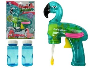 LEAN Toys Pistolet do baniek mydlanych flaming niebieski
