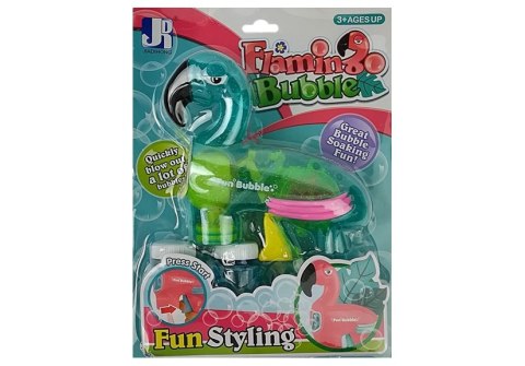 LEAN Toys Pistolet do baniek mydlanych flaming niebieski