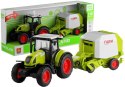 LEAN Toys Traktor z Prasą Rolującą Do Belowania Gra 37,5 cm