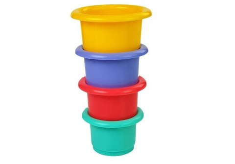 LEAN Toys Zestaw Do Kąpieli Wodospad Żaba + Wiaderka