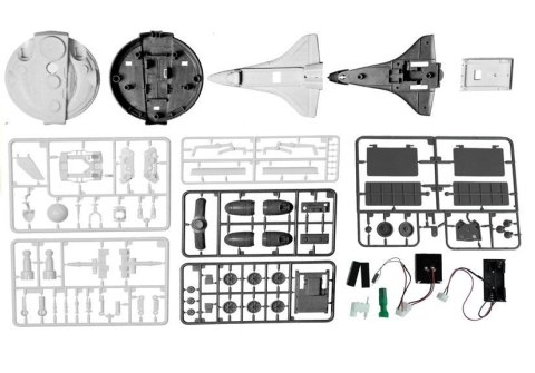 LEAN Toys Zestaw Kreatywny Kosmiczny Solarny 3w1 Łazik DIY