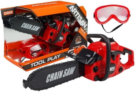 LEAN Toys Zestaw Majsterkowicza Piła Okulary Ochronne