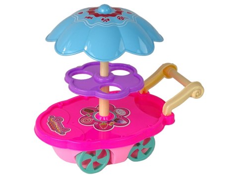 LEAN Toys Zestaw Słodkości Wózek Stoisko Lodziarnia