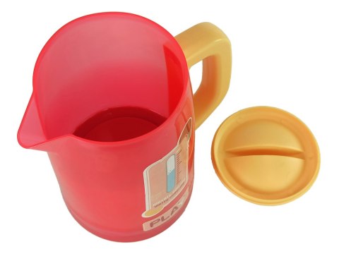 LEAN Toys Elektryczny Czajnik Rózowy Świeci Gra Dźwięki Na Wodę