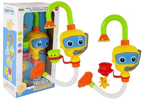 LEAN Toys Kolorowy Robot Nurek Do Kąpieli Wodospad Kubeczki