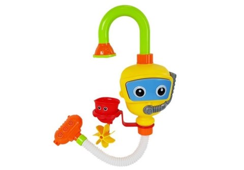 LEAN Toys Kolorowy Robot Nurek Do Kąpieli Wodospad Kubeczki